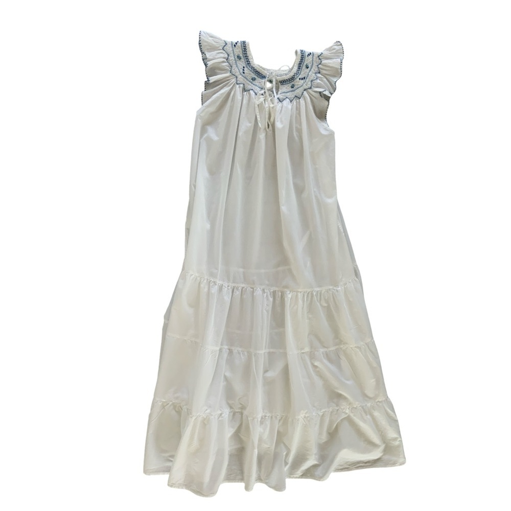 Nalini Hand Embroidered Madagascar Dress One Size - Picture 7 of 10